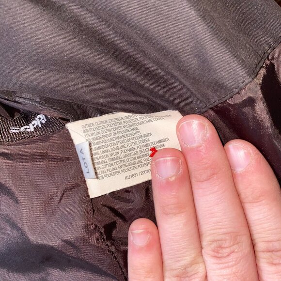 Vintage Esprit Brown Puffy Jacket Brown - Picture 10 of 16